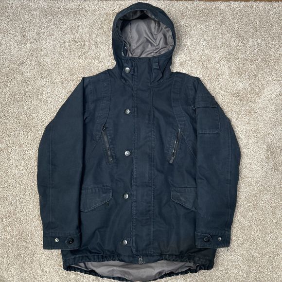 BURTON Dryride Bliss Down Jacket Women's Size Medium SnowBoarding Ski Blue‎ Geo - Picture 1 of 16